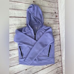 Purple scuba pullover